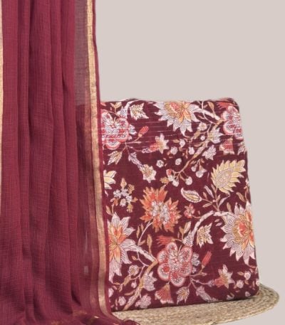 Authentic HandBlock Sanganeri Printed