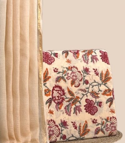 Authentic HandBlock Sanganeri Printed