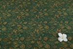 Forest Natural Green Dye Handblock Ajrakh Printed Cotton Fabric - Image 4