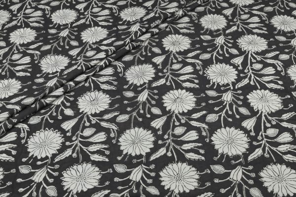 Authentic Bagru Handblock Printed Pure Soft Cotton Fabric