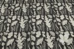 Tribal Linework Black Bagru Handblock Printed Cotton Fabric - Image 4