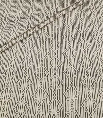 Authentic Bagru Handblock Printed Pure Soft Cotton Fabric