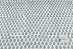White Buti Pure Soft Cotton HandBlock Printed Fabric - Image 4