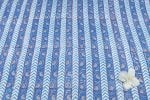 Indigo Blue Glow Pure Soft Cotton HandBlock Printed Fabric - Image 4