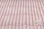 Rose Petal Beige Pure Soft Cotton HandBlock Printed Fabric - Image 4
