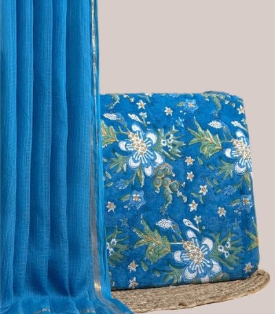Authentic HandBlock Sanganeri Printed