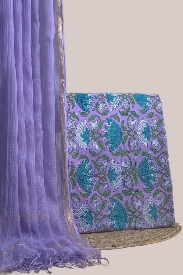 Authentic HandBlock Sanganeri Printed