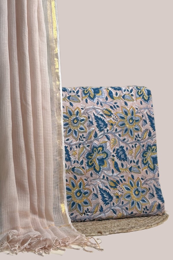 Authentic HandBlock Sanganeri Printed