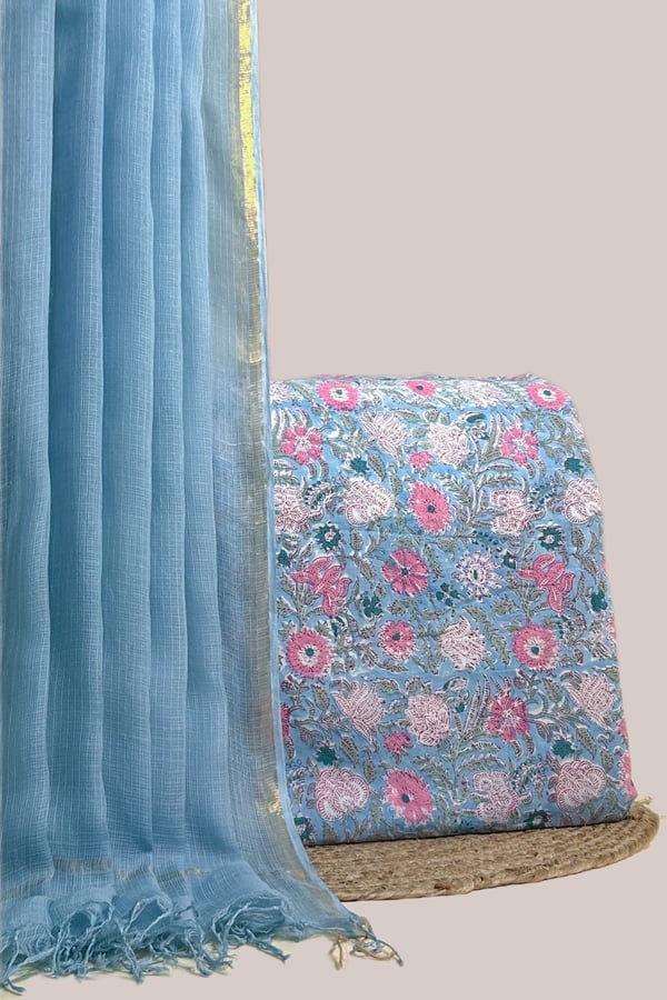 Authentic HandBlock Sanganeri Printed