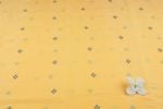 Buttercup Sunshine Woven Design Flowy HandLoom Pure Soft Cotton Fabric - Image 4
