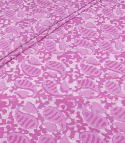 Authentic Bagru Handblock Printed Pure Soft Cotton Fabric