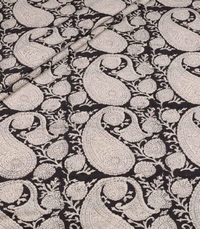Authentic Bagru Handblock Printed Pure Soft Cotton Fabric