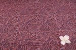 Mauve Heirloom Bagru Handblock Printed Cotton Fabric - Image 4