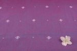 Orchid Twilight Woven Design Flowy HandLoom Pure Soft Cotton Fabric - Image 4