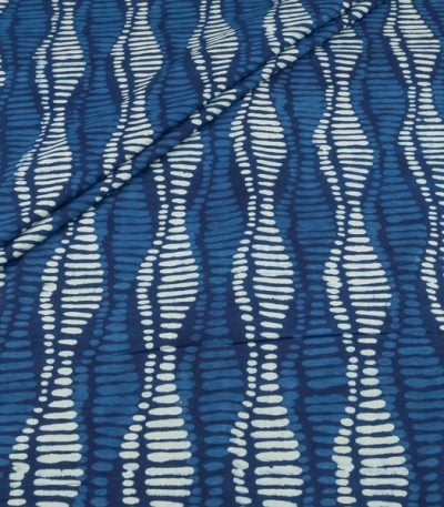 Authentic Bagru Handblock Printed Pure Soft Cotton Fabric