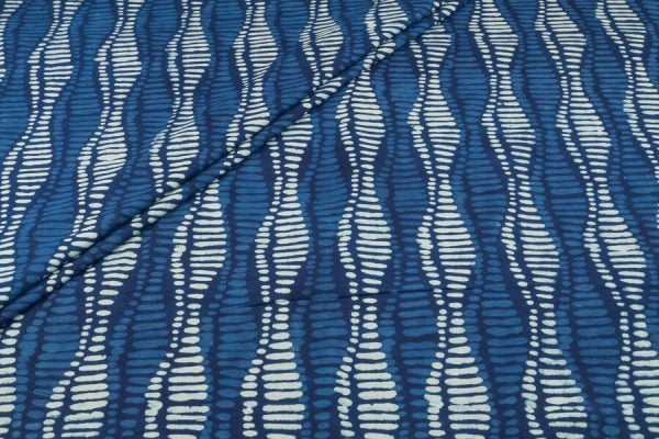 Authentic Bagru Handblock Printed Pure Soft Cotton Fabric