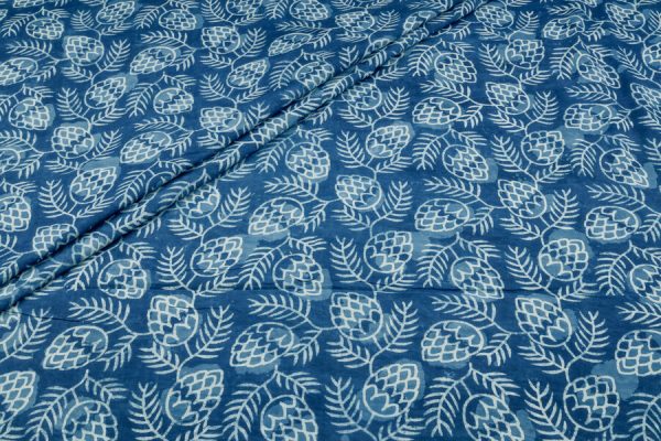 Authentic Bagru Handblock Printed Pure Soft Cotton Fabric