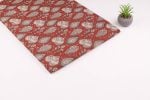Cinnamon Leaf Bagru Handblock Printed Cotton Fabric - Image 2