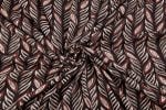 Cocoa Leaf Elegance Bagru Handblock Printed Cotton Fabric - Image 3