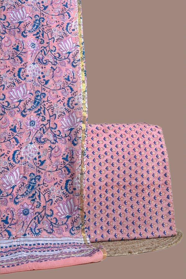 Authentic HandBlock Sanganeri Printed