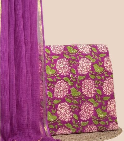 Authentic HandBlock Sanganeri Printed