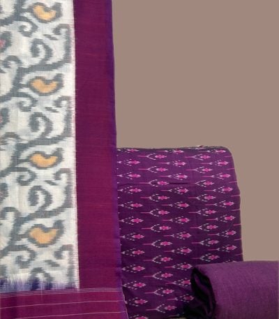 Authentic Mercerised Ikkat with Handloom Woven