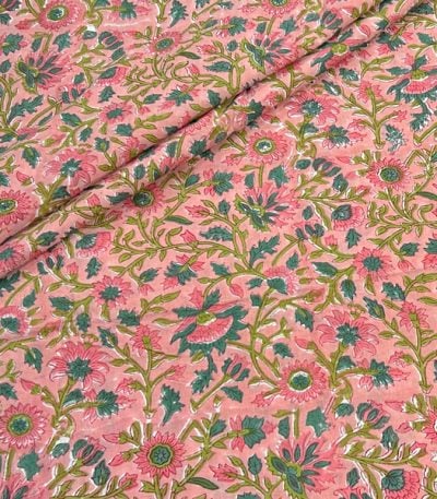 Authentic HandBlock Sanganeri Printed
