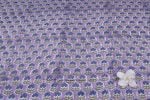 Lilac Leaf Floral Buti Pure Soft Cotton HandBlock Printed Fabric - Image 4
