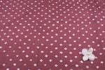 Wine Bandhani Tie Dye 100% Pure Soft Cotton Fabric - Image 4