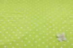 Apple Green Bandhani Tie Dye 100% Pure Soft Cotton Fabric - Image 4