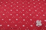 Crimson Bandhani Tie Dye 100% Pure Soft Cotton Fabric - Image 4