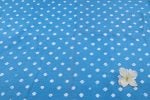 Cerulean Bandhani Tie Dye 100% Pure Soft Cotton Fabric - Image 4
