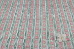 Green Stripe Pure Soft Cotton HandBlock Printed Fabric - Image 4