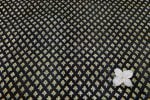 Black Feather Buti Pure Soft Cotton HandBlock Printed Fabric - Image 4