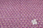 Purple Pink Bouquet Buti Pure Soft Cotton HandBlock Printed Fabric - Image 4