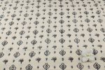 Natural Blue Medallion Buti Ajrakh Pure Soft Cotton HandCrafted Fabric - Image 4
