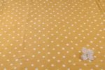 Mustard Bandhani Tie Dye 100% Pure Soft Cotton Fabric - Image 4