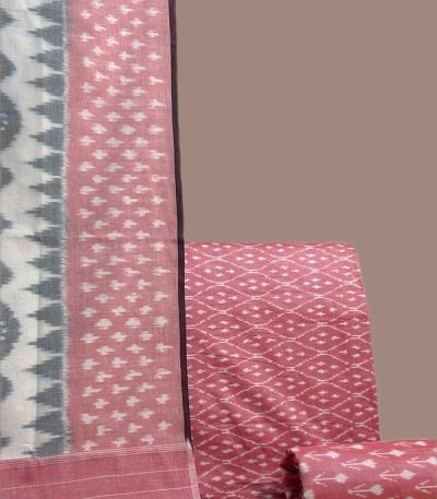 Authentic Mercerised Ikkat with Handloom Woven