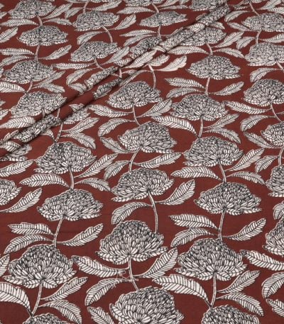 Authentic Bagru Handblock Printed Pure Soft Cotton Fabric