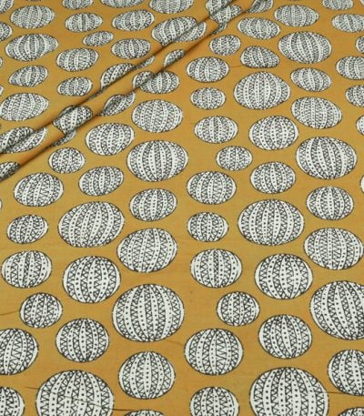 Authentic Bagru Handblock Printed Pure Soft Cotton Fabric