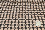 Black Octagon Bagru Handblock Printed Fabric - Image 3