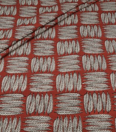 Authentic Bagru Handblock Printed Pure Soft Cotton Fabric