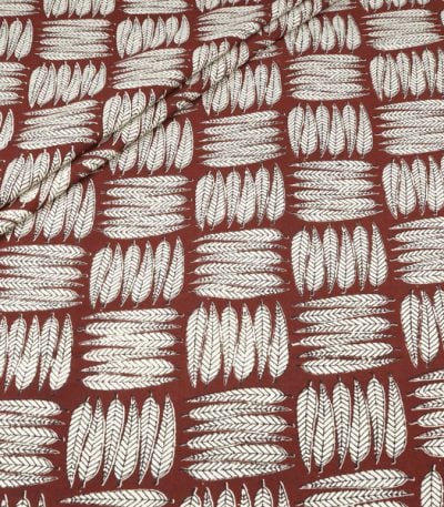 Authentic Bagru Handblock Printed Pure Soft Cotton Fabric