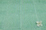 Green Multi Stripe Pure Soft Cotton HandBlock Printed Fabric - Image 4