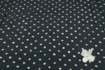 Charcoal Bandhani Tie Dye 100% Pure Soft Cotton Satin Finish Fabric - Image 4