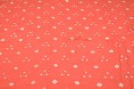 Tangerine Orange Bandhani Tie Dye 100% Pure Soft Cotton Fabric - Image 4