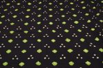 Black Green Bandhani Tie Dye 100% Pure Soft Cotton Fabric - Image 4