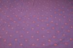 Mauve Purple Orange Bandhani Tie Dye 100% Pure Soft Cotton Fabric - Image 4