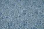 Blue - Neel Shahi Indigo Floral Jaal Ajrakh Pure Soft Cotton HandCrafted Fabric - Image 4