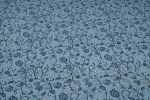 Blue - Neel Shahi Indigo Tulip Jaal Ajrakh Pure Soft Cotton HandCrafted Fabric - Image 4